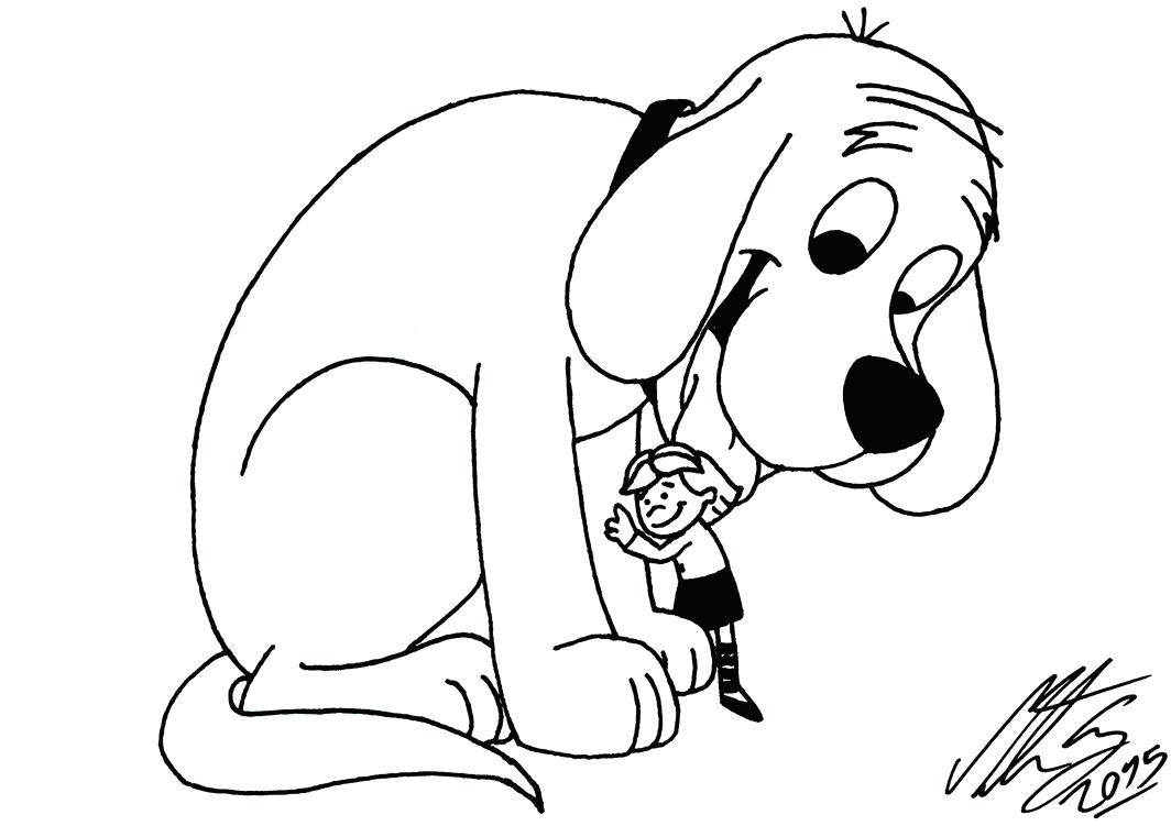 1064x751 Coloring Pages ~ Clifford The Big Red Dog Coloring Pages Puppy