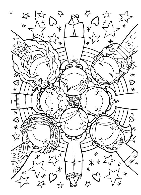 Clip Art Coloring Pages