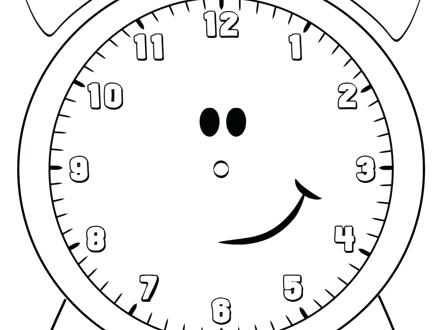 440x330 Clock Coloring Page Clock Image Coloring Pages Grandfather Clock