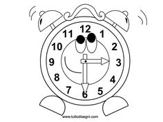 236x177 Smart Printable Clock Coloring Pages For Kids Cool2bkids Kids