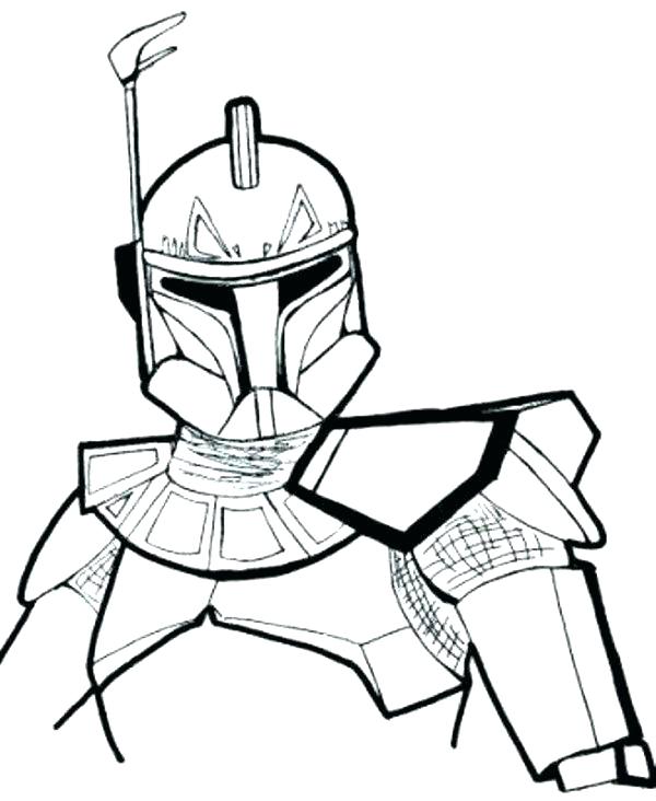 Clone Coloring Pages