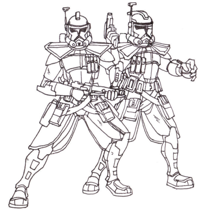 728x726 Clone Wars Coloring Pages Coloring Pages Kids