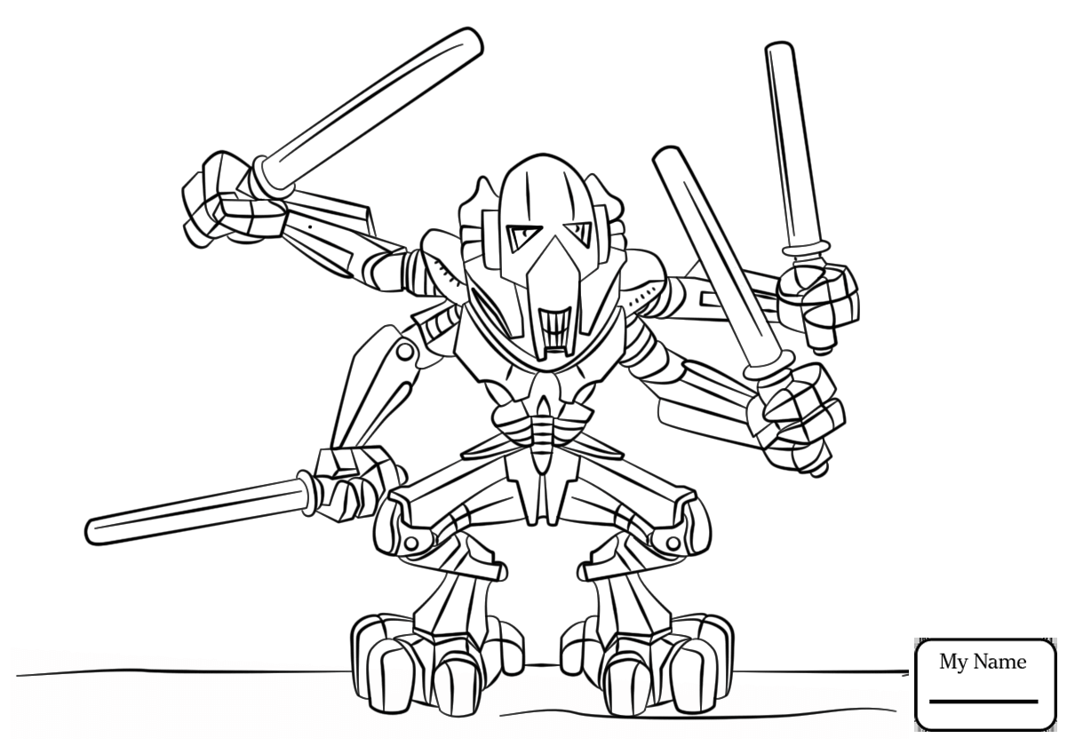 1210x840 Lego Battle Droid Star Wars Cartoons Coloring In Pages