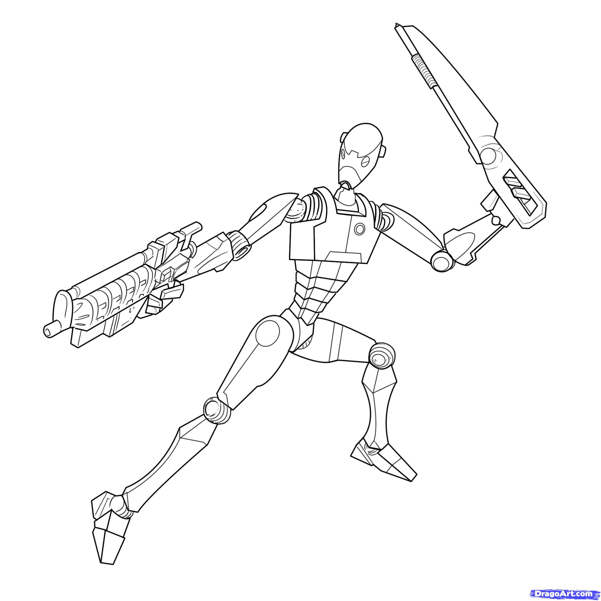 2000x2000 Clone Wars Coloring Page Free Download