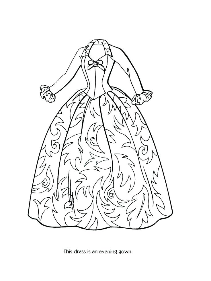 Clothes Coloring Pages
