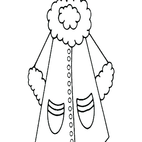 600x600 Clothes Coloring Pages Pdf Winter Page Clothing