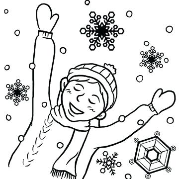 360x360 Printable Coloring Pages Winter Swirling Snowflakes Free Printable