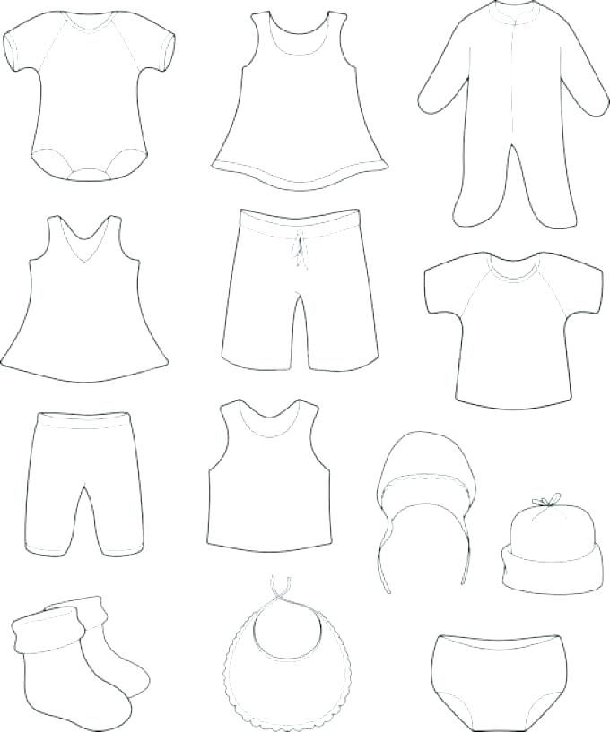 680x817 Clothes Coloring Page Winter Coloring Pages For Preschool Mitten