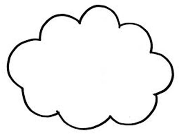 600x452 Cloud Coloring Pages Cloud Coloring Page Printable Coloring Image
