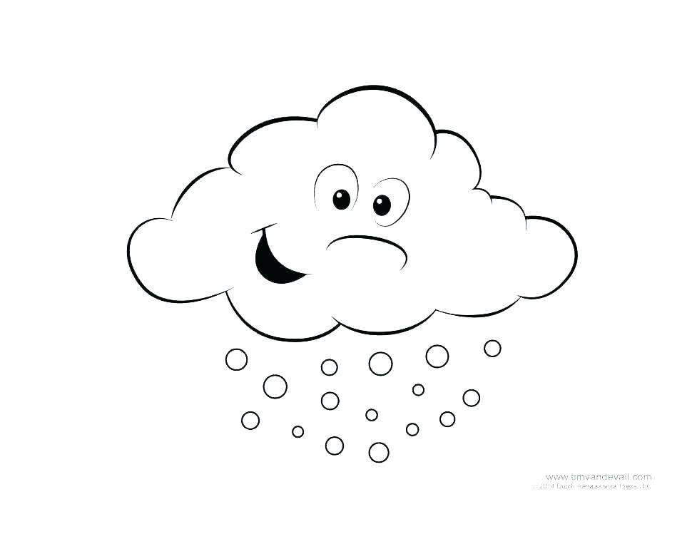 970x749 Cloud Coloring Pages Clouds Coloring Page 6 Cloud Types Coloring