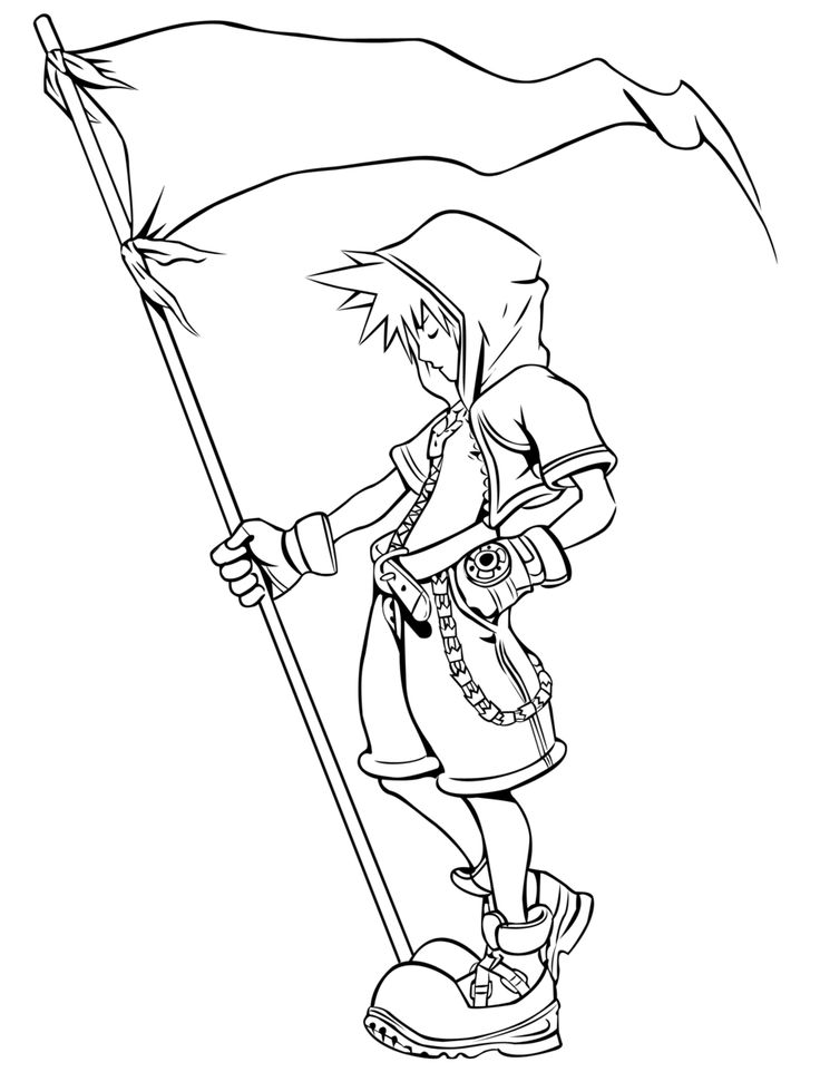 Cloud Strife Coloring Pages