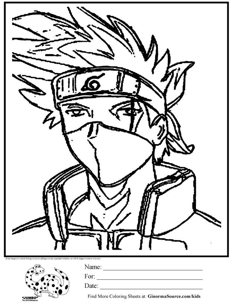 736x977 Naruto Coloring Pages Print'5254
