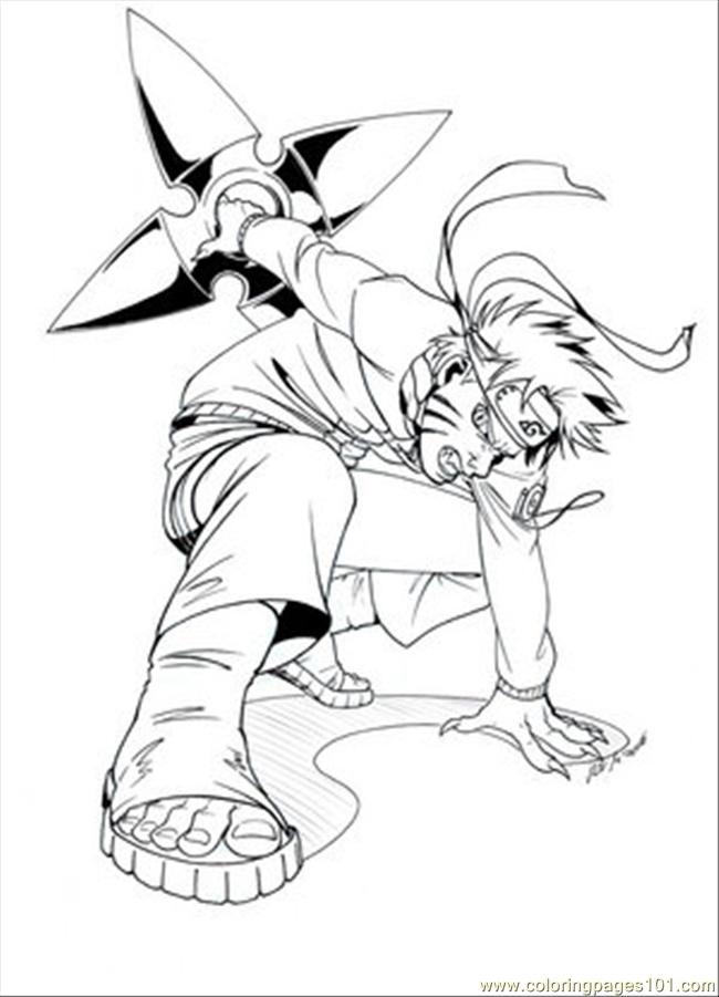 650x901 Printable Naruto Coloring Pages 6