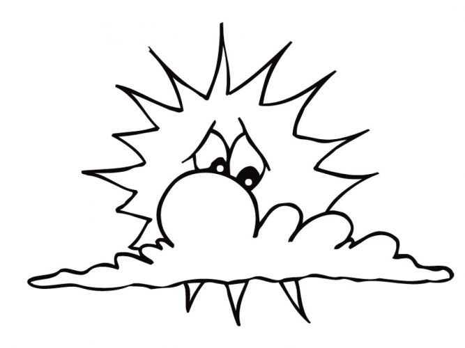 667x500 Coloring Pages ~ Cloud Coloring Page Good Pages Wallpaper