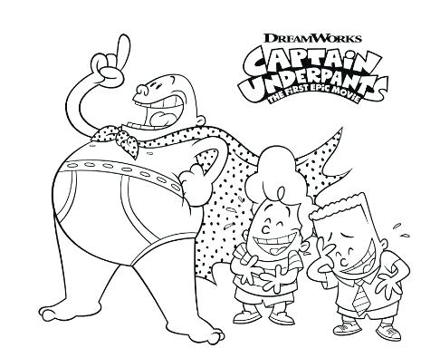 465x384 Captain Underpants Coloring Pages Captain Underpants Color Captain