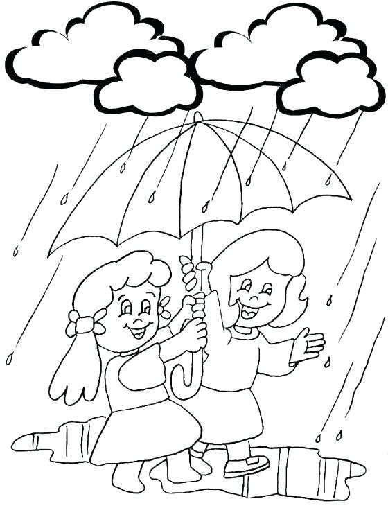 560x746 Rainy Day Coloring Page Rainy Day Coloring Pages Rainy Day