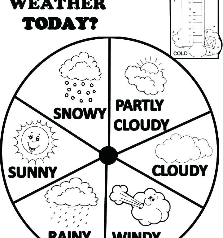 720x768 Weather Coloring Pages Rainy Day Coloring Pages Weather Coloring