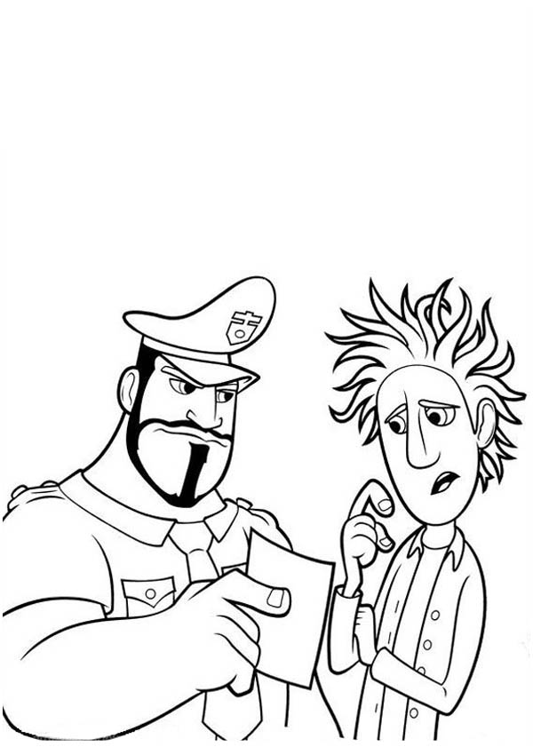 600x841 Flint Have A Business With Policeman In Cloudy With A Chance