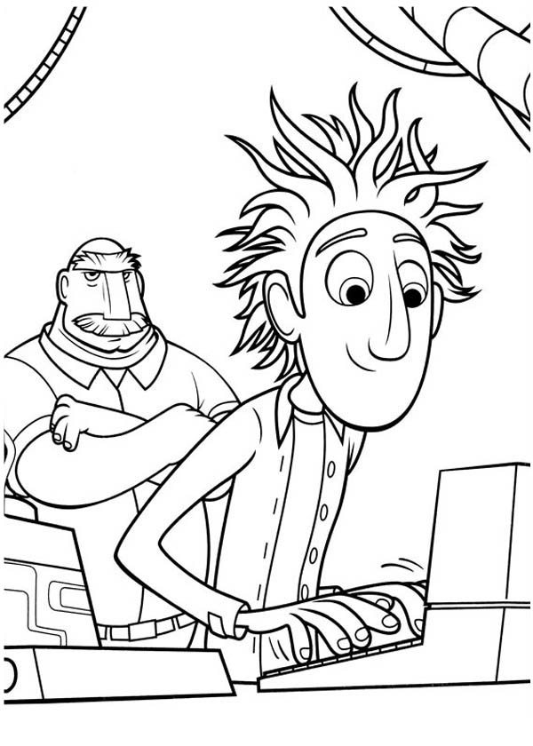 600x840 Tim Watching Flint With His Computer In Cloudy With A Chance