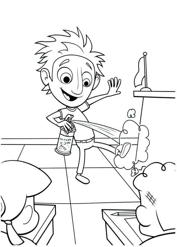 600x840 Cloudy With A Chance Of Meatballs Coloring Pages Pickle Coloring