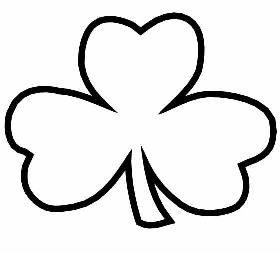 561x507 Free Shamrock Coloring Pages Shamrock Coloring Pages Best Shamrock