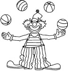 288x300 Clown Coloring Pages For Kids Coloring Worksheets (15) Happy