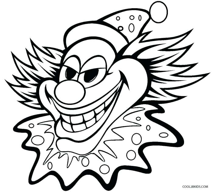 697x632 Clown Printable Coloring Pages Clown Fish Printable Coloring Pages