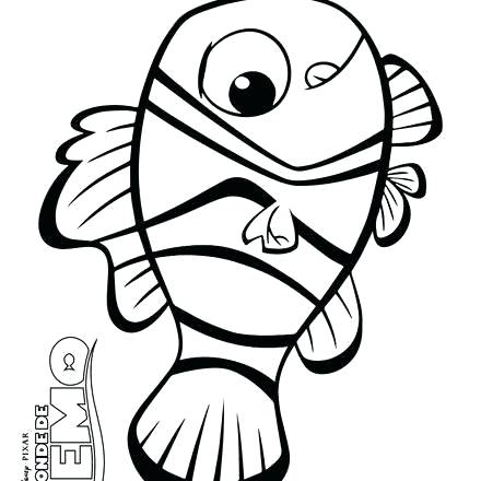 440x440 Dory Fish Coloring Stunning Clown Fish Color Page Ideas Dory Fish