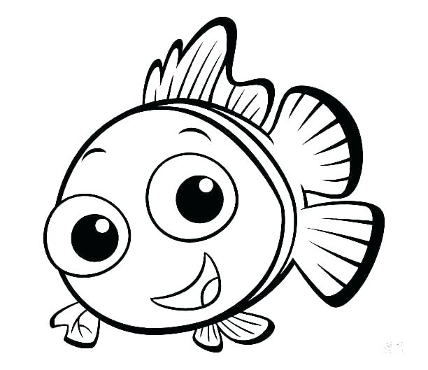 612x529 Clown Fish Coloring Page Clown Coloring Pages Beautiful Clown