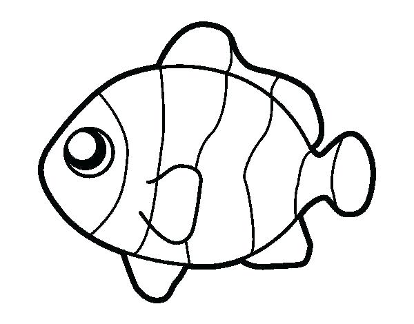 600x470 Clown Fish Coloring Page Clown Fish Coloring Pages Lobster