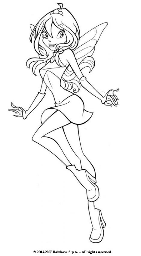 469x850 Winx Club Coloring Pages