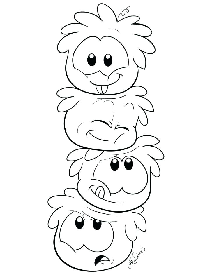 728x942 Club Penguin Coloring Pages Free Penguin Coloring Pages Snowman