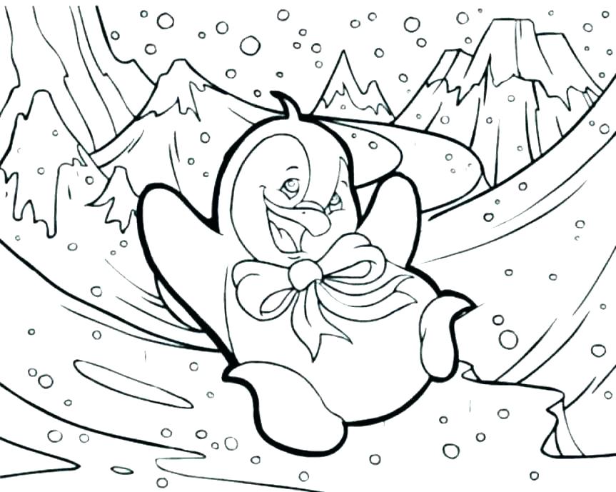 863x689 Coloring Page Of Penguin Printable Penguin Coloring Pages For Kids