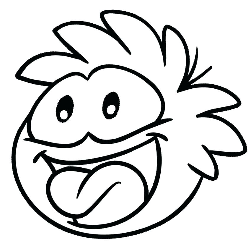 850x849 Club Penguin Coloring Page Club Penguin Coloring Pages Free