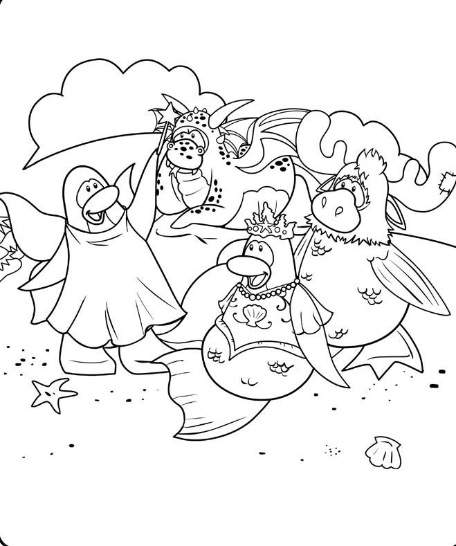 659x789 Best Club Penguin Coloring Pages Puffles Print