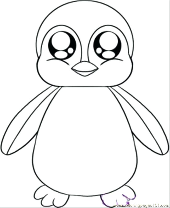 650x797 Free Printable Penguin Coloring Pages For Kids Cartoon Penguin
