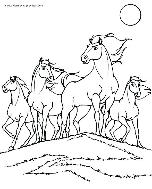 590x733 Horses Coloring Pages Carousel Horse Coloring Pages Horse Coloring