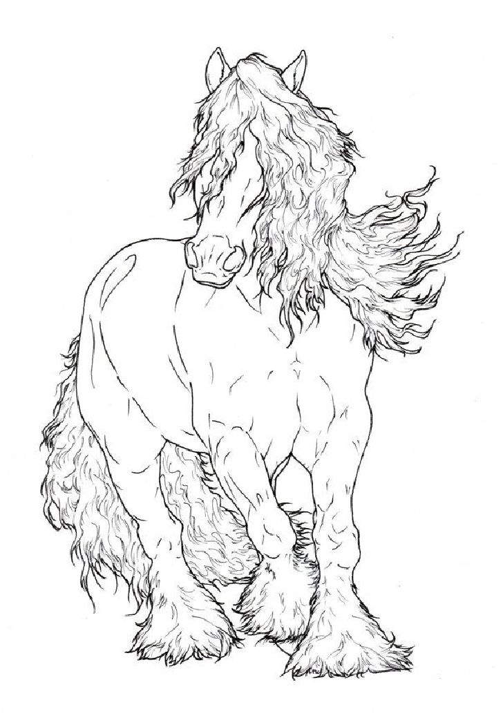 728x1036 Charming Design Horse Coloring Pages For Adults 161 Best Drawings