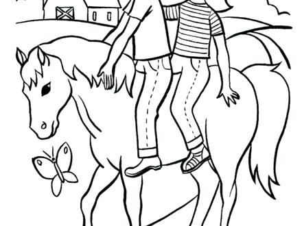 440x330 Free Printable Coloring Pages Of Realistic Horses Kids Coloring