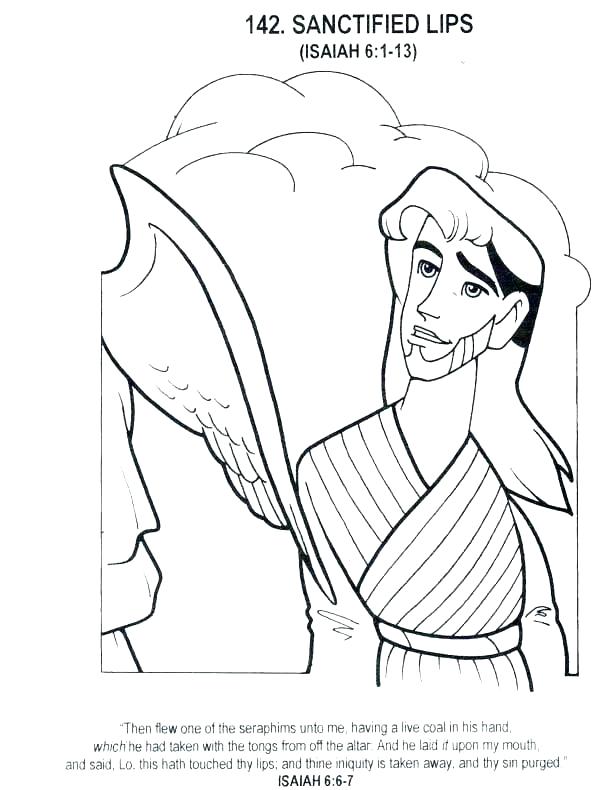 600x790 Isaiah Coloring Pages