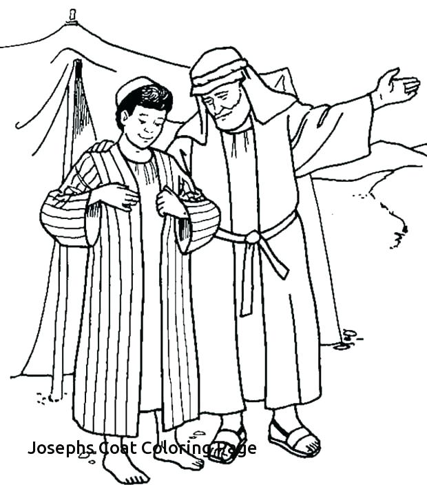 620x707 Joseph And The Coat Of Many Colors Coloring Page Coat Of Many