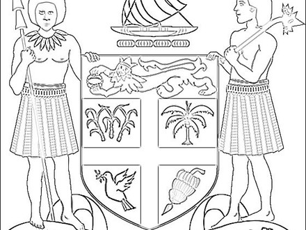 Coat Of Arms Coloring Page