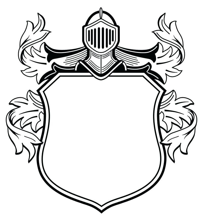 800x870 Knight Coloring Page Coat Of Arms Coloring Page Download Knight