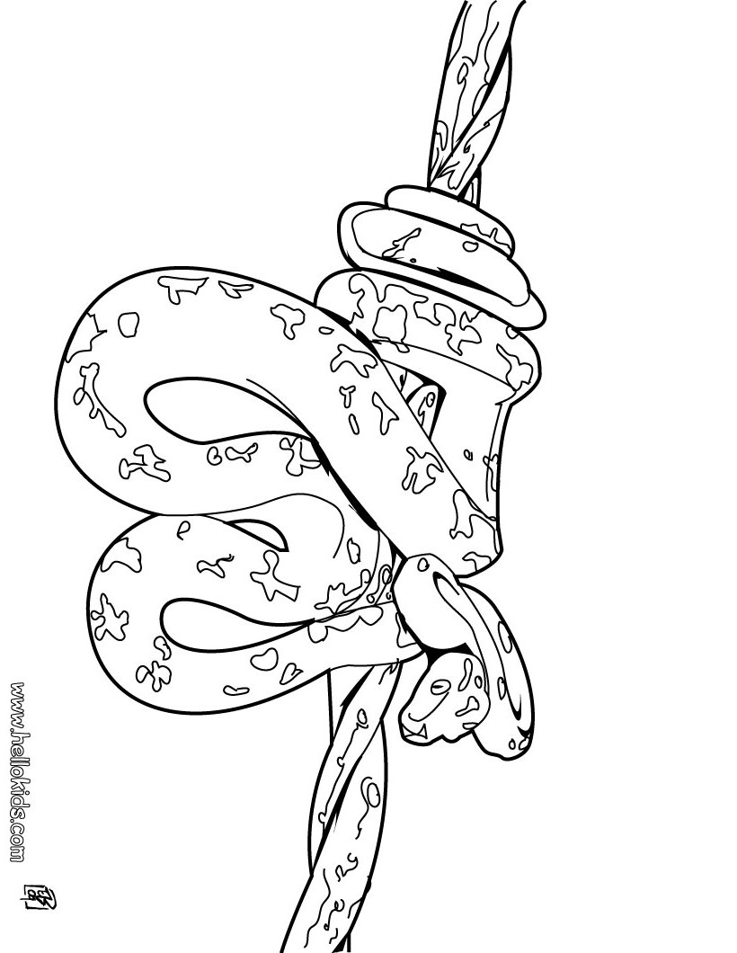 820x1060 Cobra Snake Coloring Pages