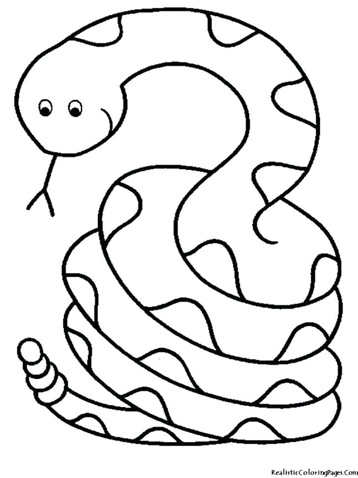 728x971 Snake Coloring Pages Rattlesnake Coloring Page Snake Coloring