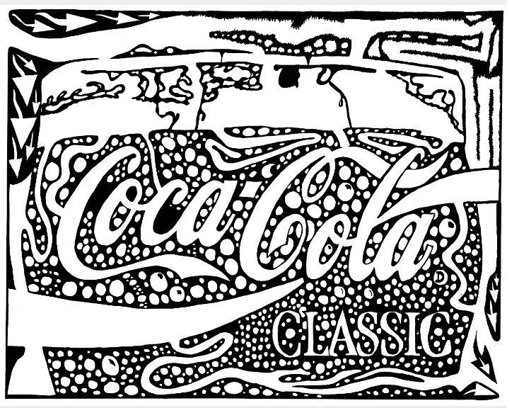 Coca Cola Coloring Page