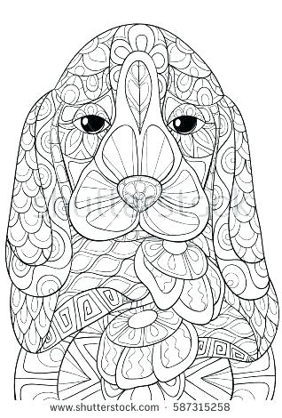 318x470 Cocker Spaniel Coloring Pages Spaniel Coloring Page Lps Cocker
