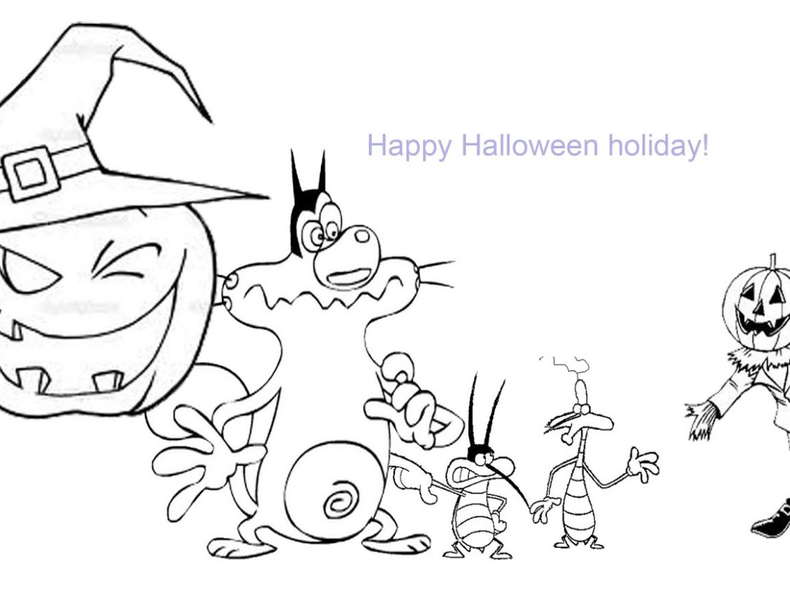 1152x864 Oggy Cockroaches Coloring Pages Cockroach Roach For Kids