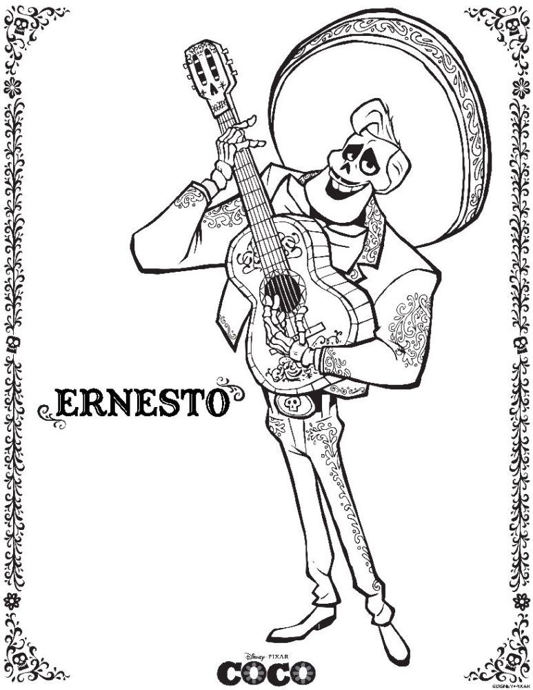 773x1000 Coco Coloring Sheets Amp More Printables