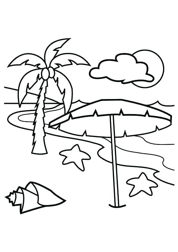595x842 Palm Tree Coloring Page Coconut Coloring Coconut Tree Coloring